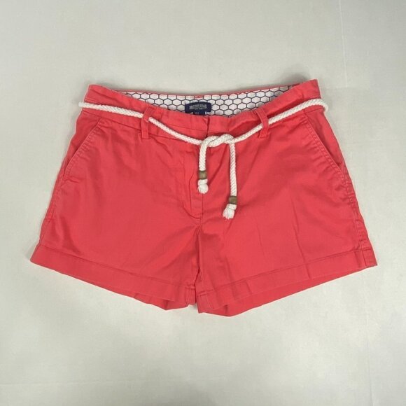 British Khaki coral pink shorts, 6 - Picture 1 of 6